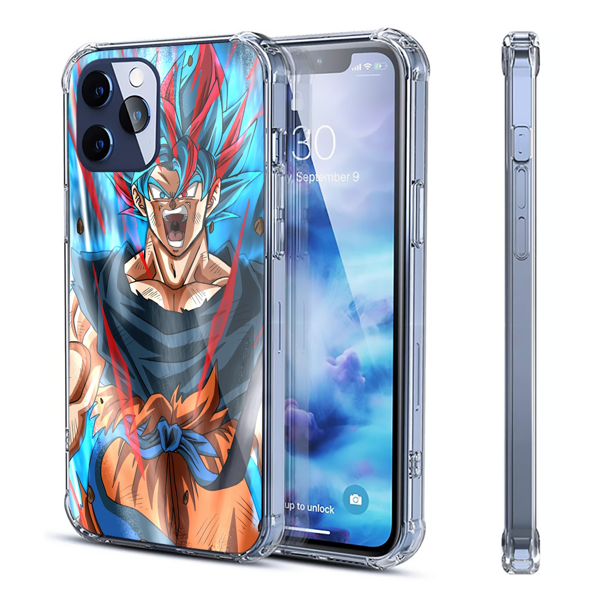 （画像用） ドラゴンボール DRAGON BALL 【iPhone 12シリーズ対応】透明スマホケース（クリアソフトケース）